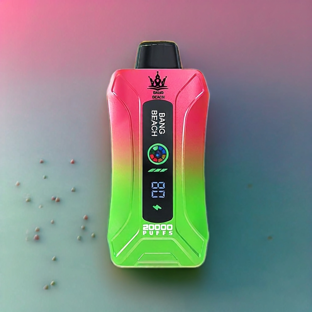 Bang Beach 20000 Puffs France Grossiste - Pastèque Glacée - 35ml, 650mAh, Écran Intelligent