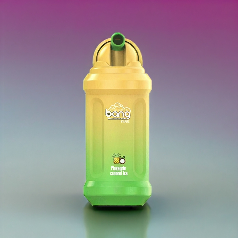 Bang King 12000 Puffs France Grossiste - Ananas Noix de Coco Glacé (23ml, 650 mAh, 1.2 Ohm)