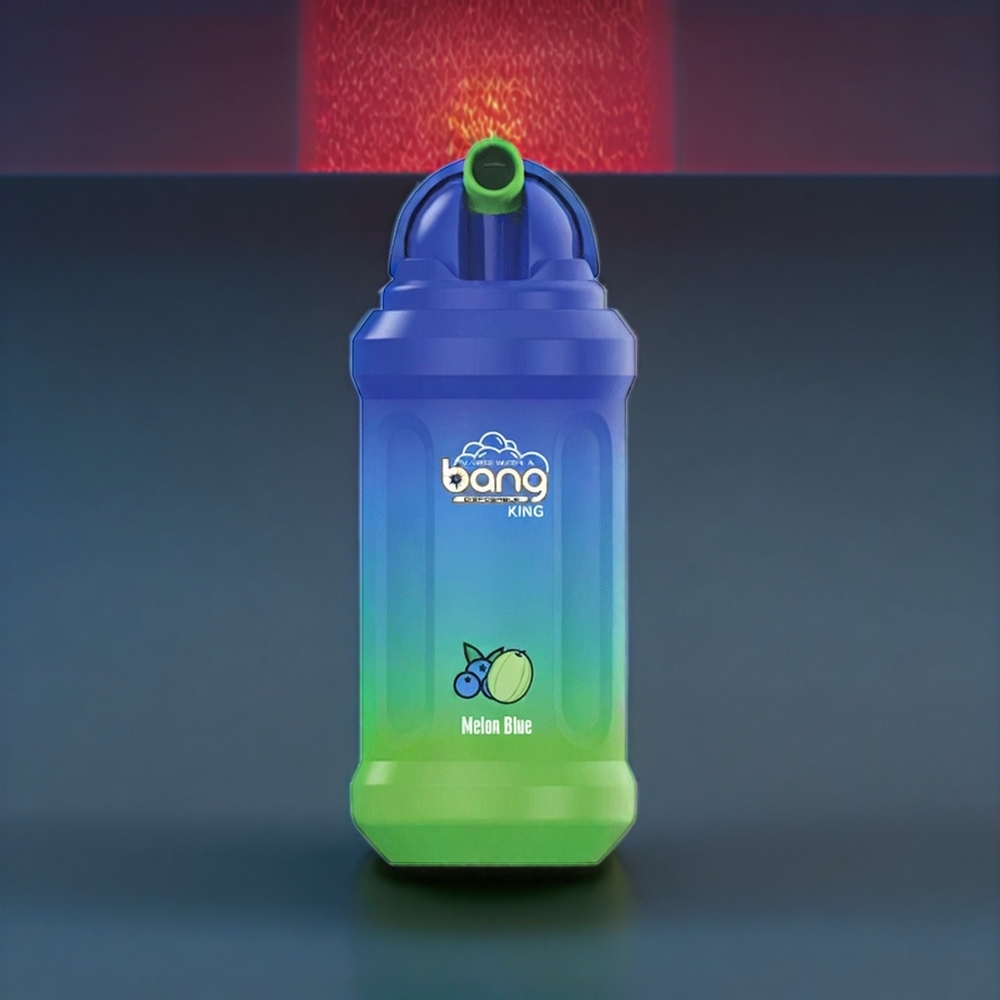 Bang King 12000 Puffs France Grossiste - Dispositif Jetable 23ml 650 mAh 5% - Mélange Bleu Melon