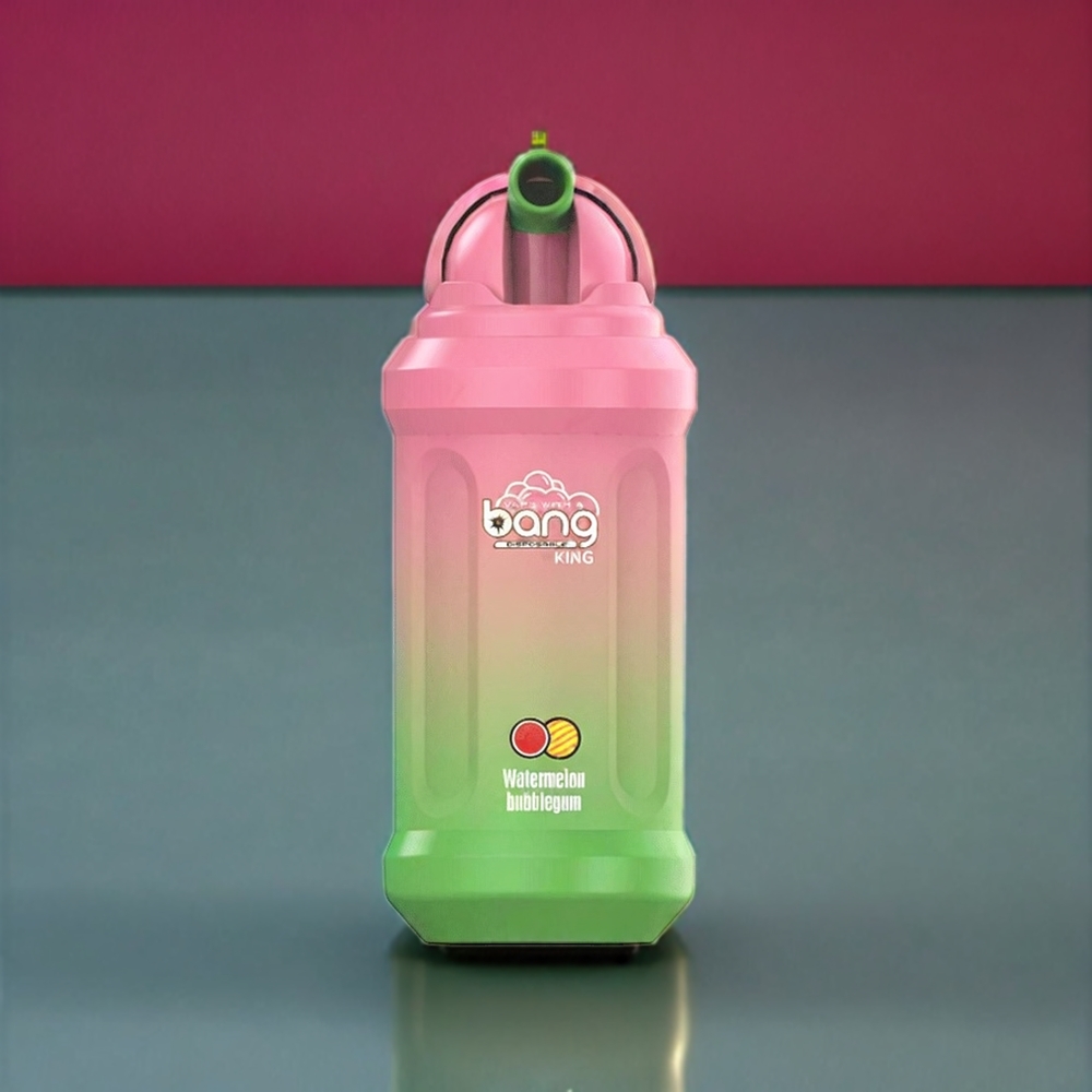 Bang King 12000 Puffs France Grossiste - E-Liquide 23ml, Batterie 650 mAh, Pastèque Bubblegum