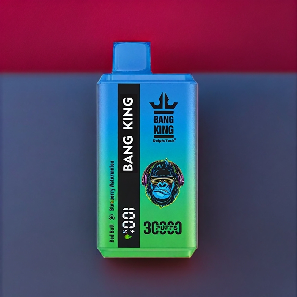 Bang King 30000 Puffs France Grossiste Vape jetable Red Bull Myrtille Pastèque