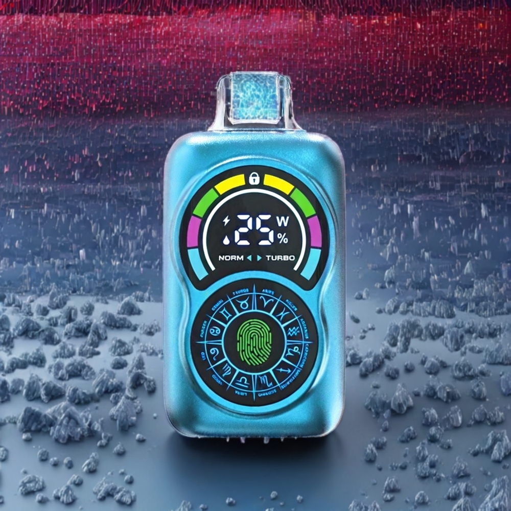 Bang King Constellation 36000 Puffs France Grossiste - Vape Jetable 36000 Bouffées, Batterie 650mAh, 30ml de E-liquide, Airflow Réglable, Bleu Framboise Glacée