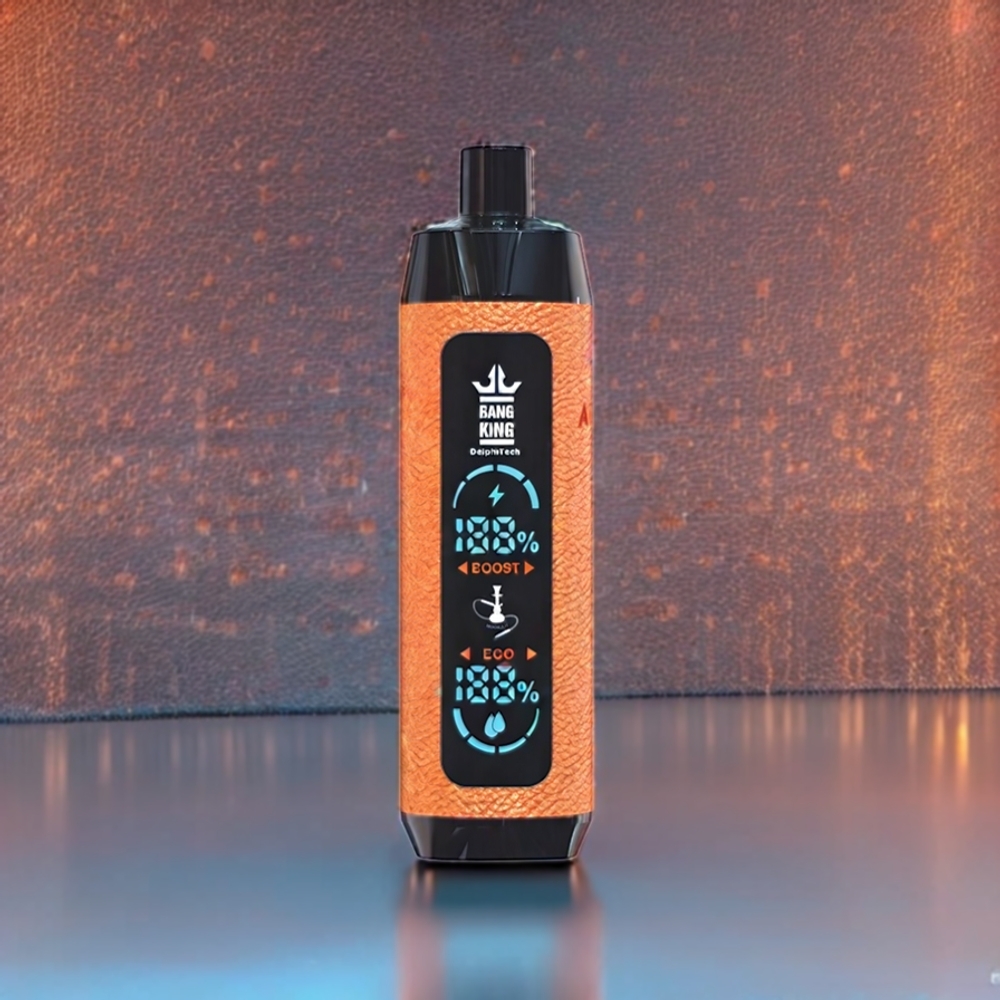 Bang King Shisha 25000 Puffs France Grossiste - Pêche Glacée - 30ml - 5% - Type-C