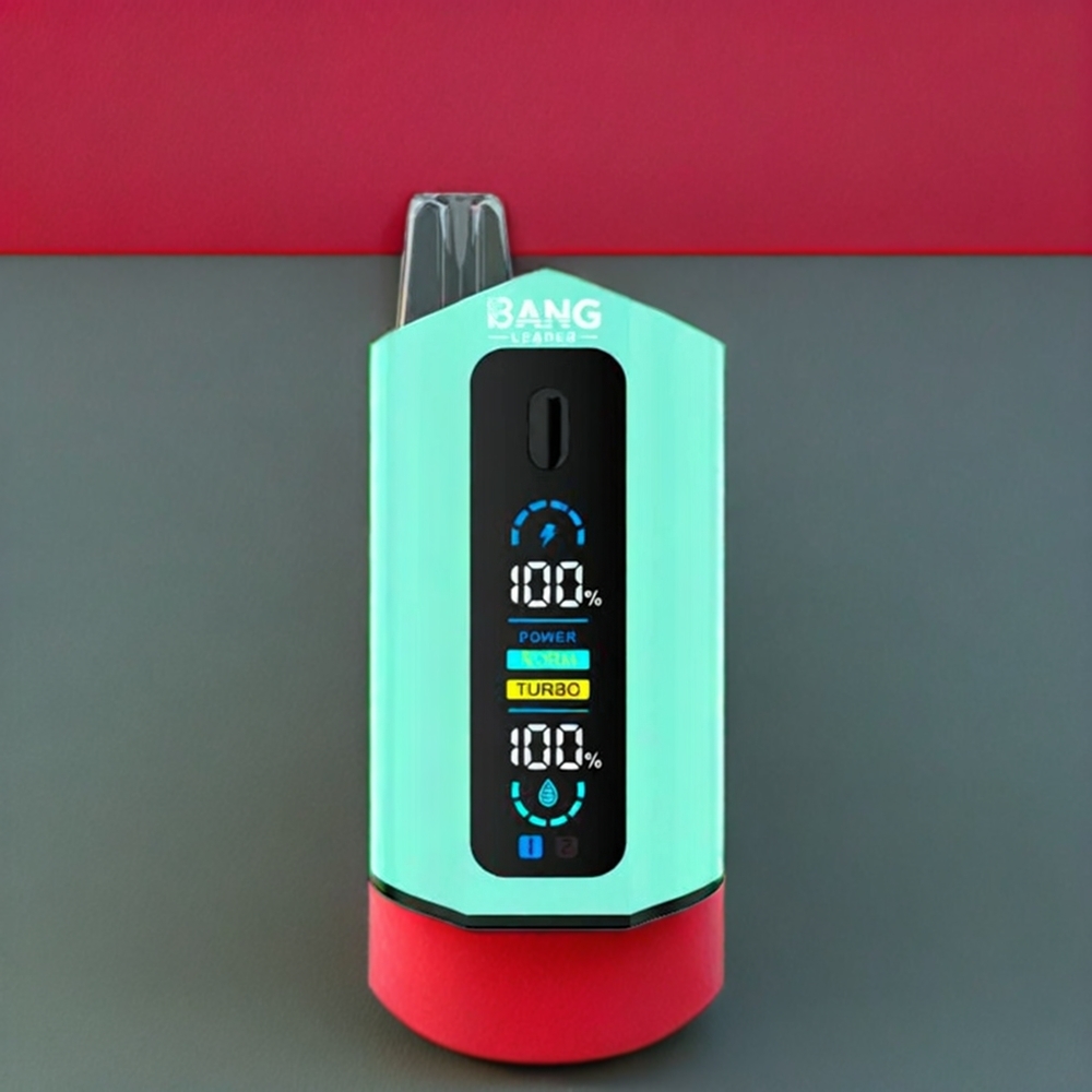 Bang Leader 50000 Puffs France Grossiste - E-liquide 36ml, Batterie 13400mAh, Type-C, 0%-5% Nicotine, Pastèque-Fraise et Redbull