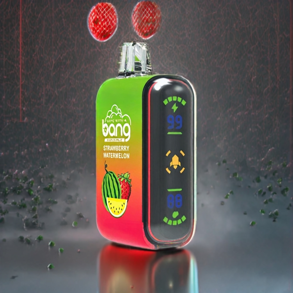Bang Rocket 18000 Puffs France Grossiste - E-liquide 26ml - 0%, 2%, 3%, 5% Nicotine - Fraise Pastèque