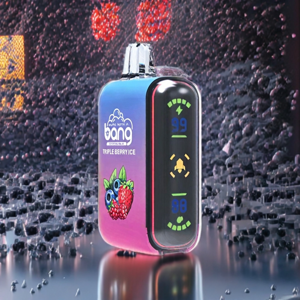 Bang Rocket 18000 Puffs France Grossiste - Triple Baies Glacées (0%, 2%, 3%, 5% Nicotine, 26ml, 650mAh)