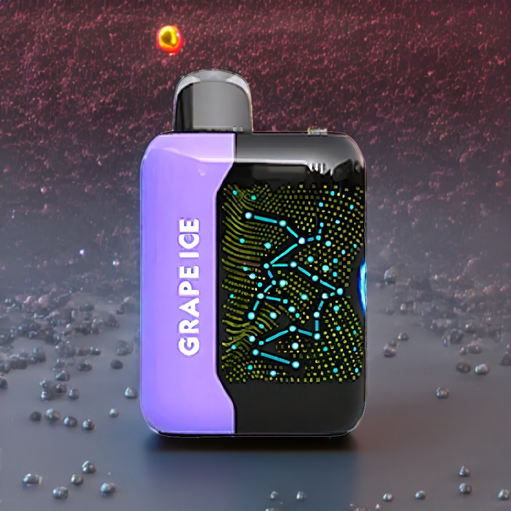 Bang Starry 25000 Puffs France Grossiste - E-Liquide 28ml, Batterie 800 mAh, Glace Raisin