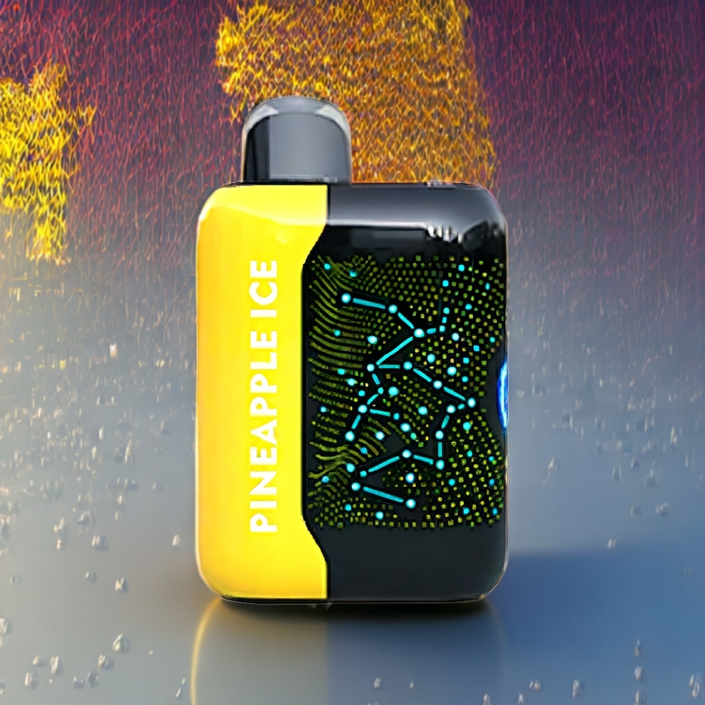 Bang Starry 25000 Puffs France Grossiste Vape jetable Ananas Glace - 28ml, 800mAh, 1.0 Ohm Mesh Coil, 0-5% Nicotine, Type-C