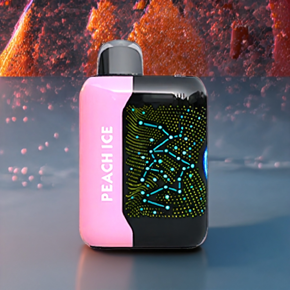 Bang Starry 25000 Puffs France Grossiste Vape jetable Pêche Glacée avec 28ml de E-Liquide et Charge Rapide Type-C