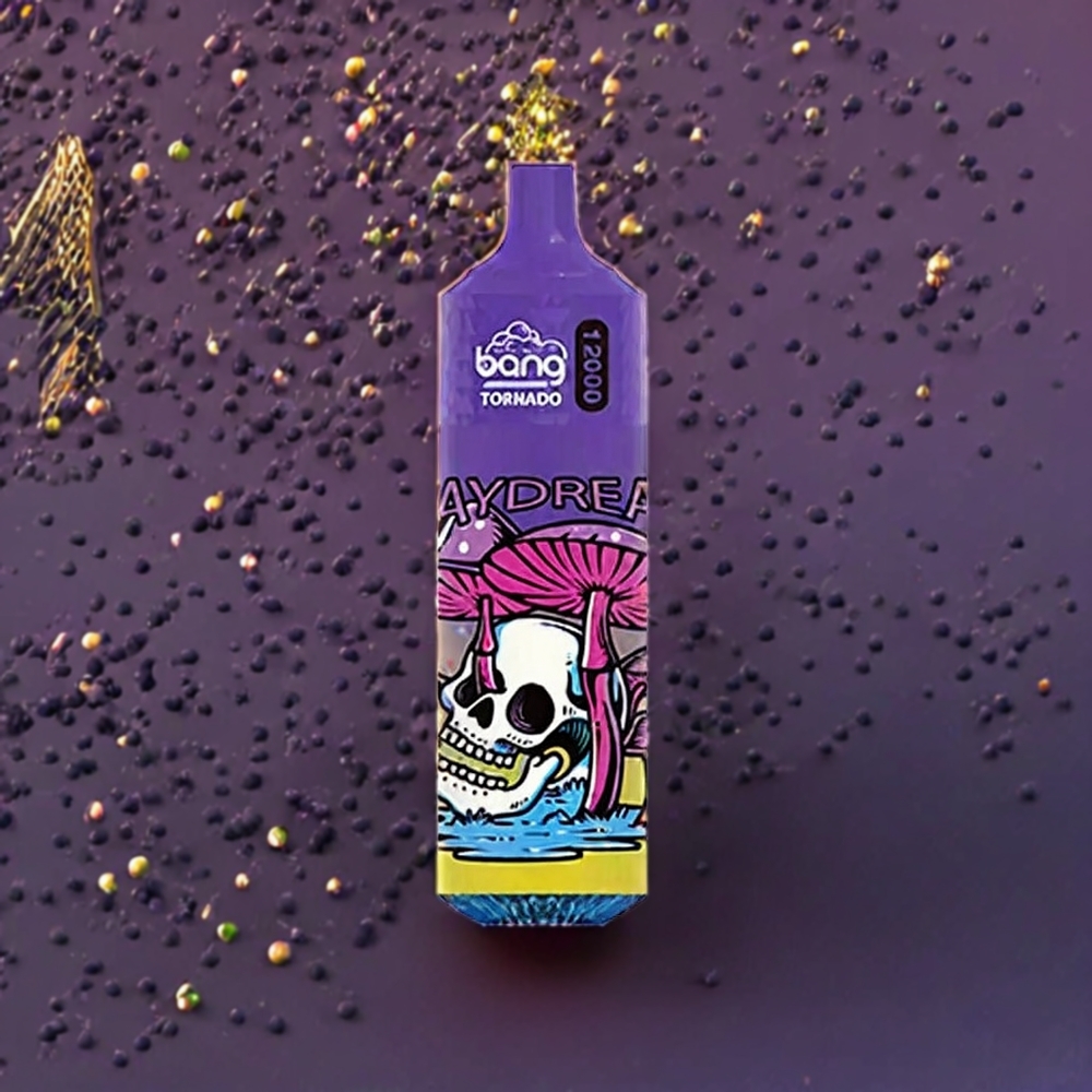 Bang Tornado 12000 Puffs France Grossiste - 23ml, 650 mAh, 0%-5% Nicotine, Raisin Royal