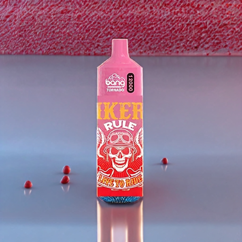 Bang Tornado 12000 Puffs France Grossiste - 23ml, 650 mAh - Fraise Framboise Glacée (0%,2%,3%,5%)
