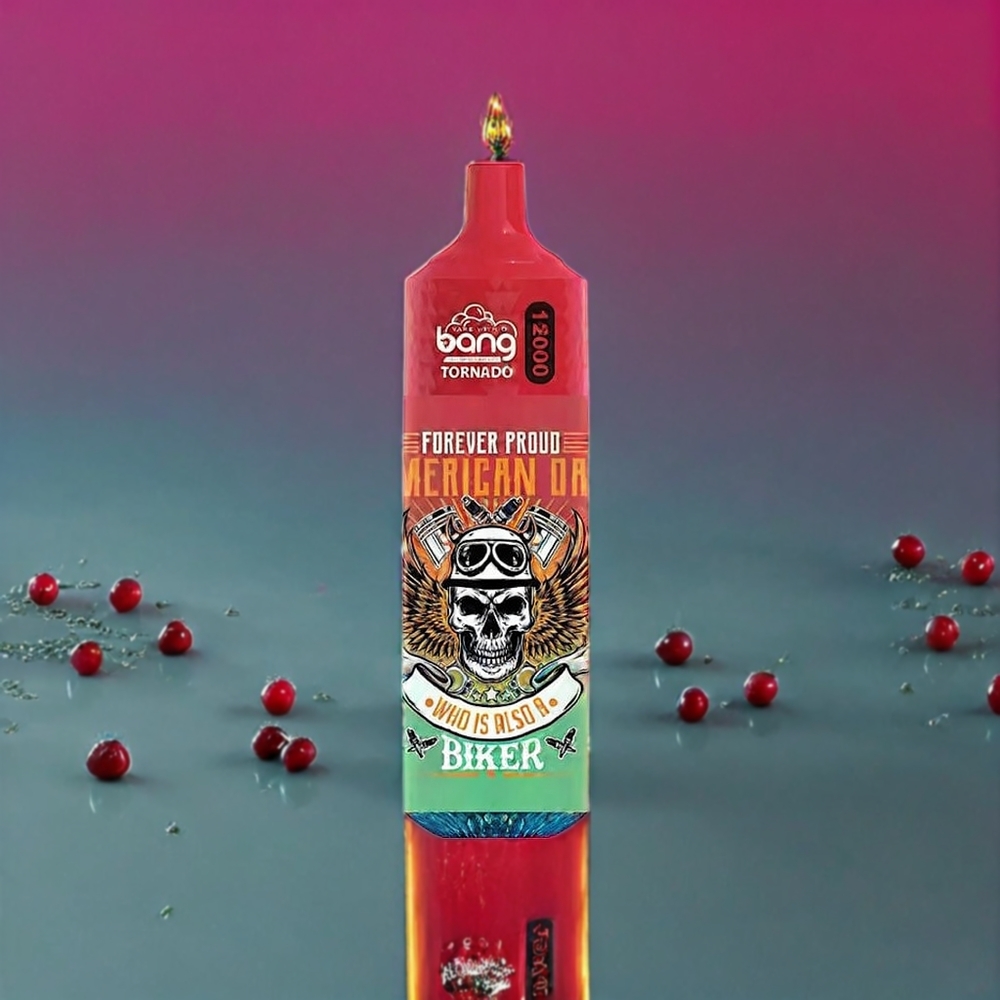 Bang Tornado 12000 Puffs France Grossiste - 23ml, 650 mAh, Framboise Pastèque (0%,2%,3%,5%)