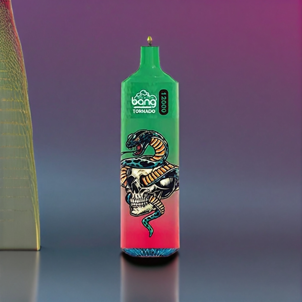 Bang Tornado 12000 Puffs France Grossiste - 23ml Capacité - Vape Jetable Pomme Acidulée Framboise