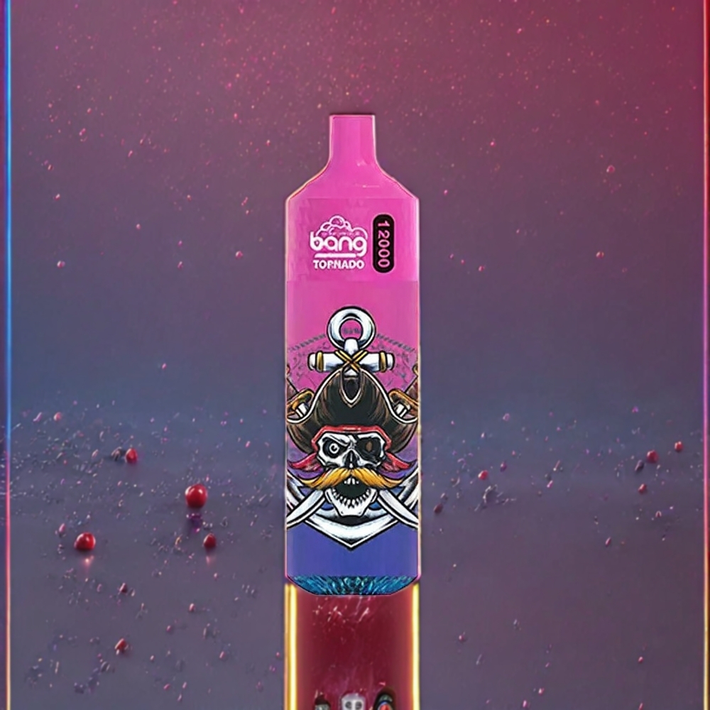 Bang Tornado 12000 Puffs France Grossiste - Fraise (23ml, 650 mAh, 0%/2%/3%/5%)