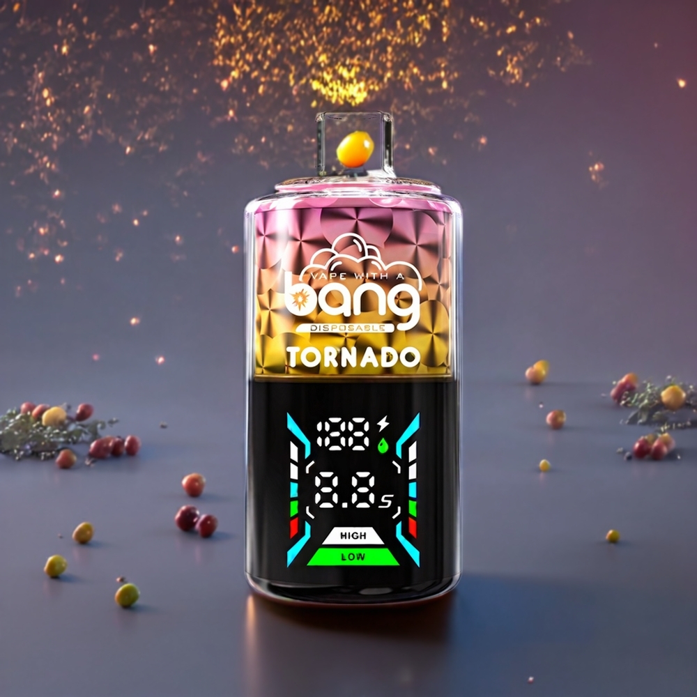 Bang Tornado 40000 Puffs France Grossiste Vape jetable Mangue Pêche Sans Nicotine/0%/2%/3%/5% 850mAh 40ml
