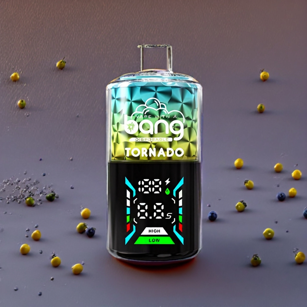 Bang Tornado 40000 Puffs France Grossiste Vape jetable Myrtille Citron