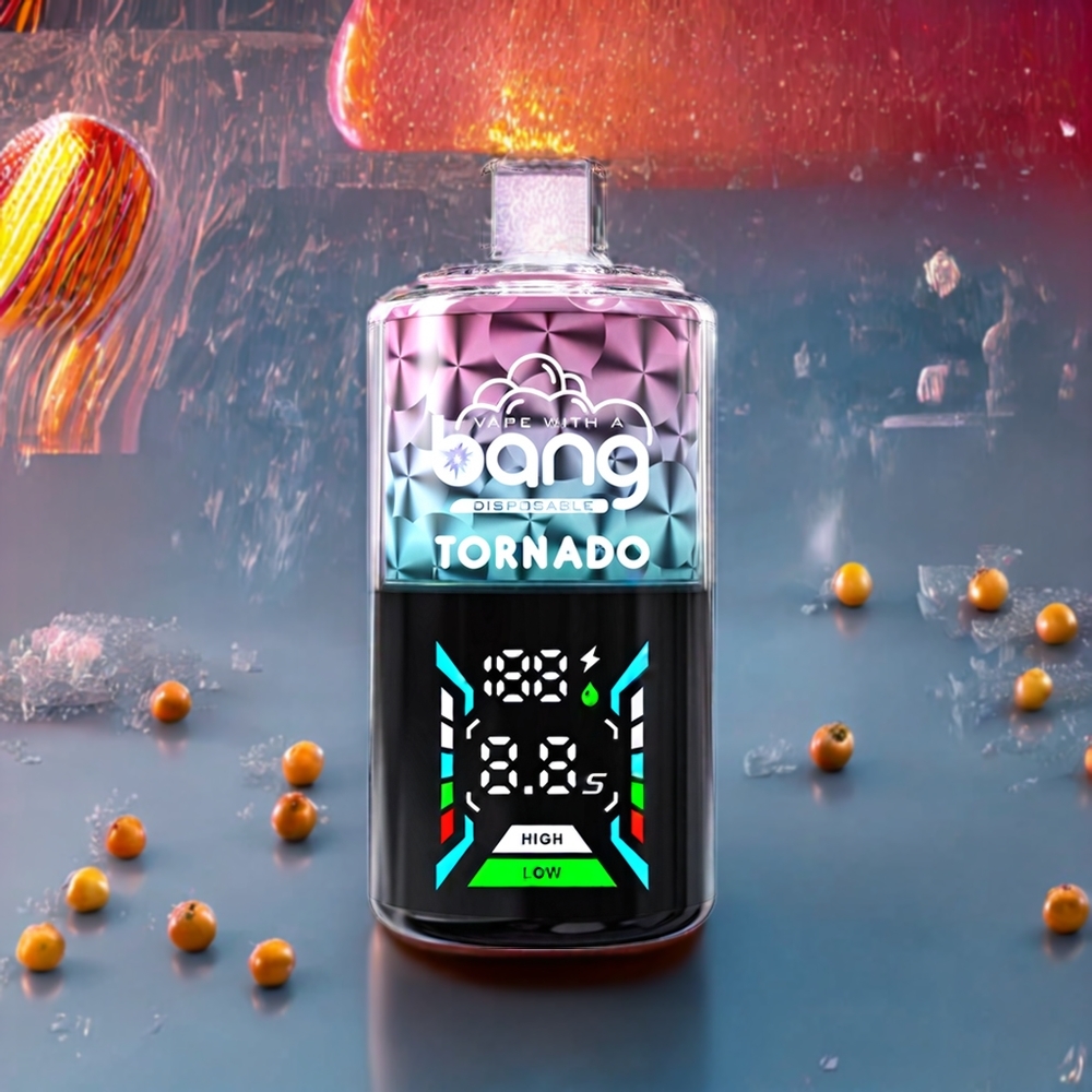 Bang Tornado 40000 Puffs France Grossiste Vape jetable Pêche Glacée