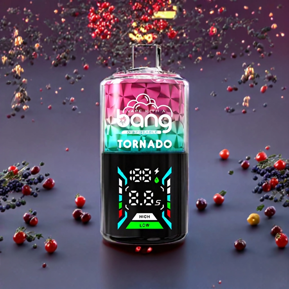 Bang Tornado 40000 Puffs France Grossiste Vape jetable Triple Baies sans Nicotine 0% 2% 3% 5% 40ml 850mAh