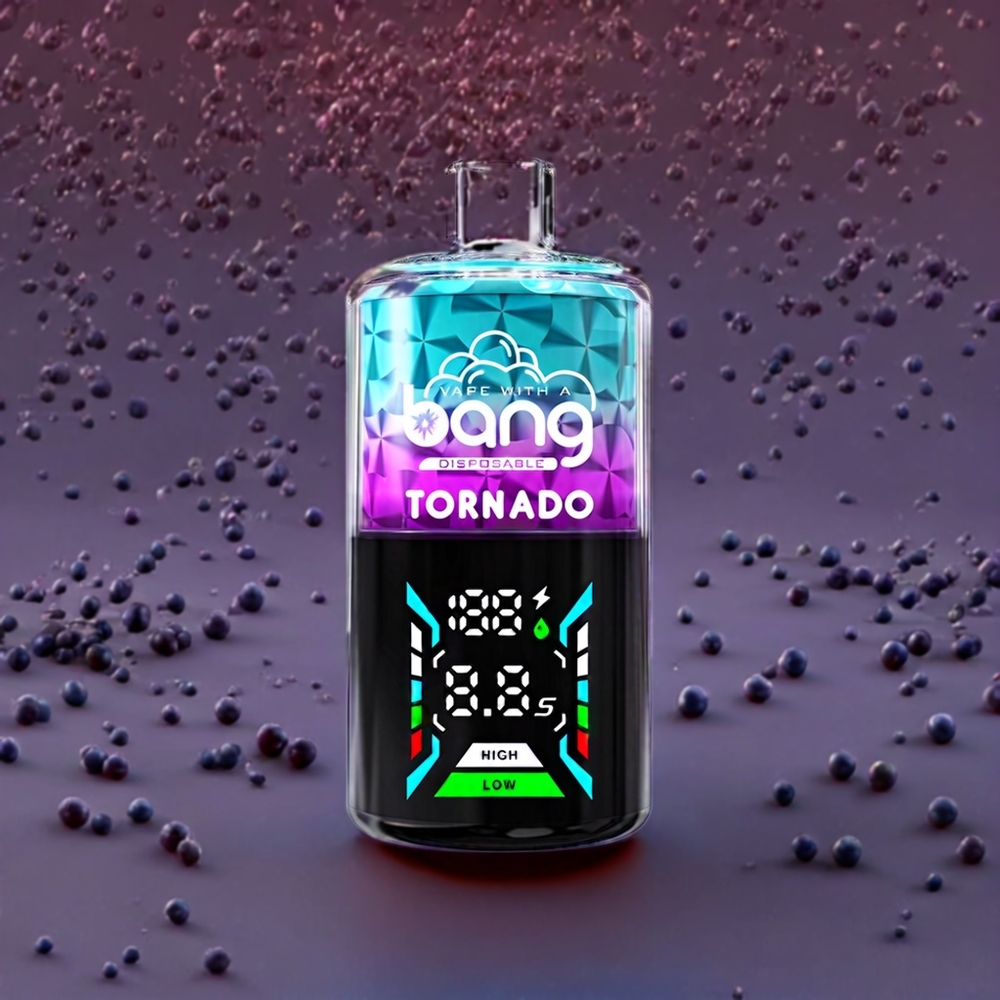 Bang Tornado 40000 Puffs France grossiste Vape jetable Myrtille Raisin Bleu