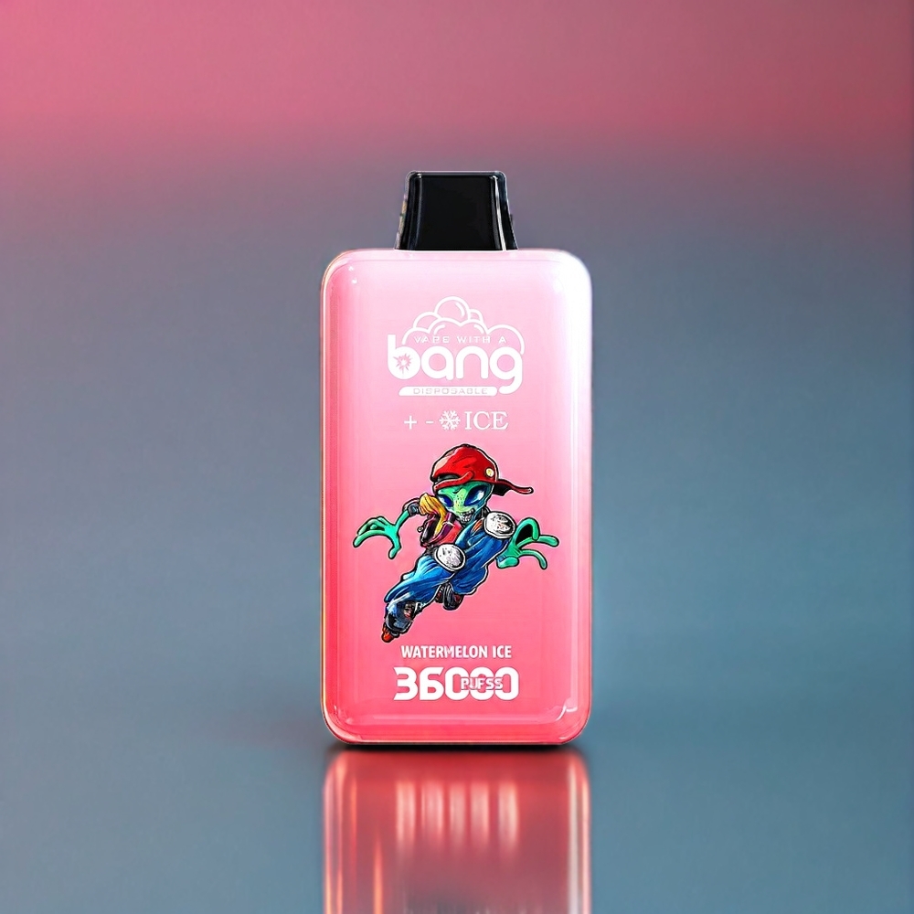 Bang 36000 Ice Level Dispositif jetable France Grossiste - Pastèque Glacée (36000 Puffs, 36ml, 850 mAh)