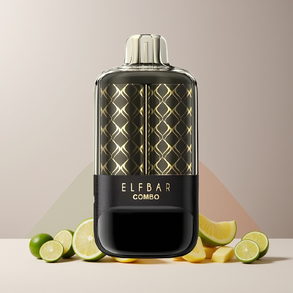ELF BAR COMBO 25000 Puffs France grossiste - Citron Vert & Ananas - 700mAh, Double Mode, Type-C
