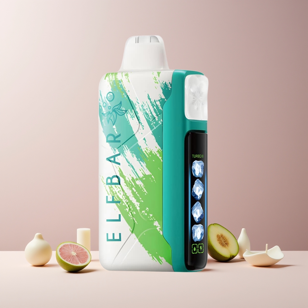 Elf Bar Ice King 40000 Puffs France Grossiste - Rechargeable, 20ml, 5% Nicotine, Affichage LCD et Saveur Éclaboussure Baja