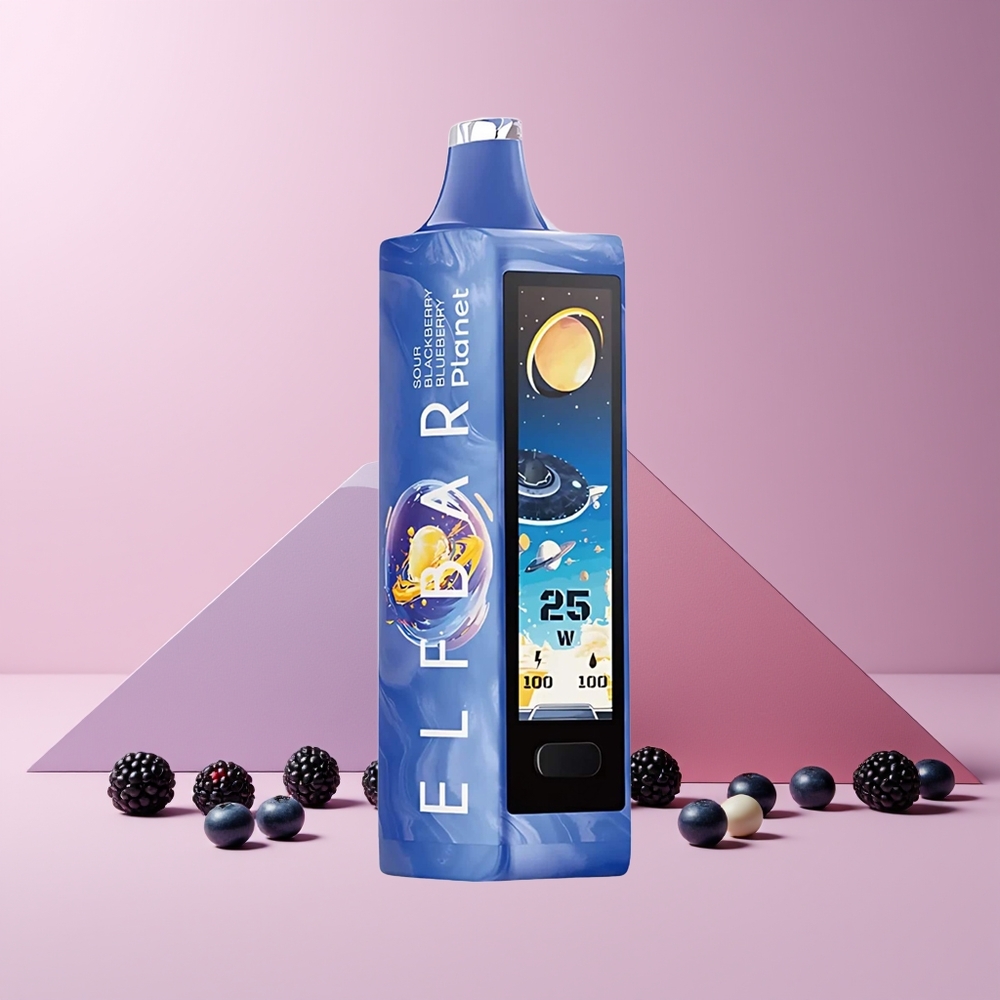 Elf Bar Planet 25000 Puffs France Grossiste - 50mg - 18ml - Batterie Rechargeable 800mAh - Mûre Myrtille Acidulée