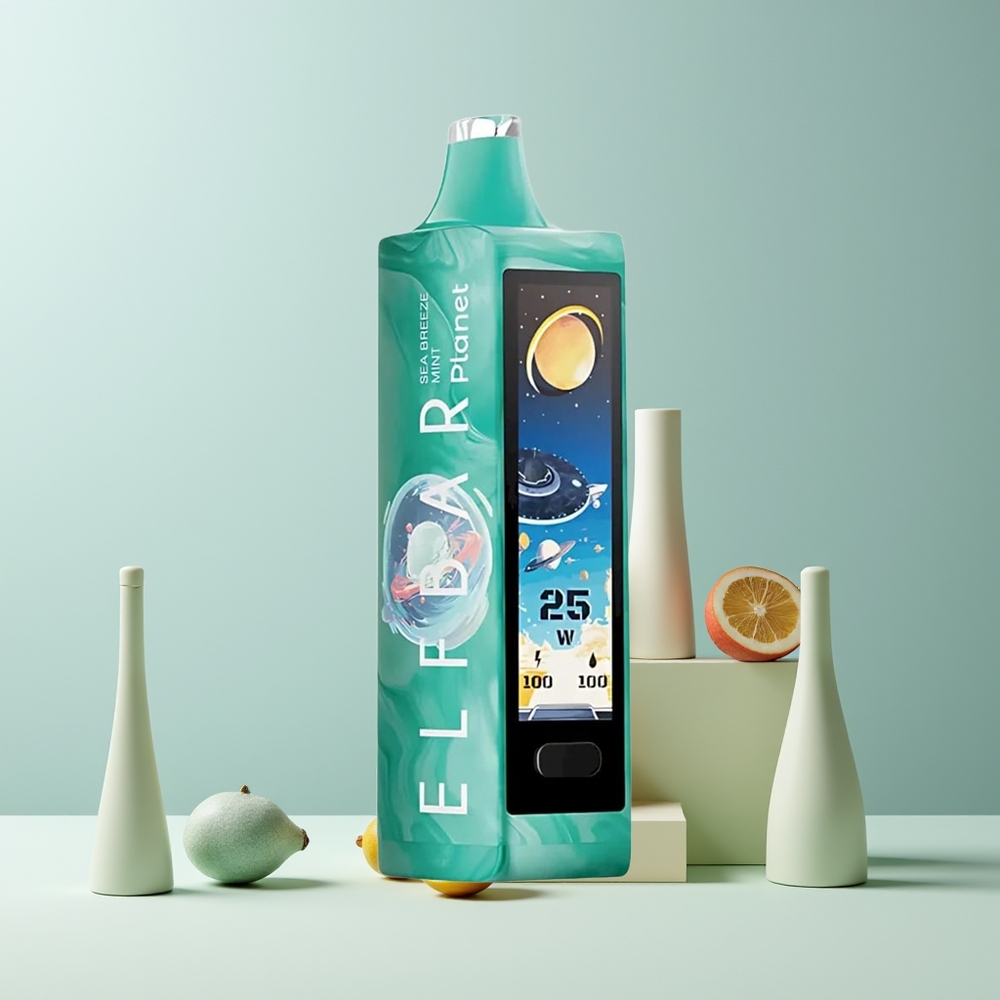 Elf Bar Planet 25000 Puffs France Grossiste - Menthe Rafraîchissante de la Mer, 50mg, 18ml, Batterie Rechargeable 800mAh