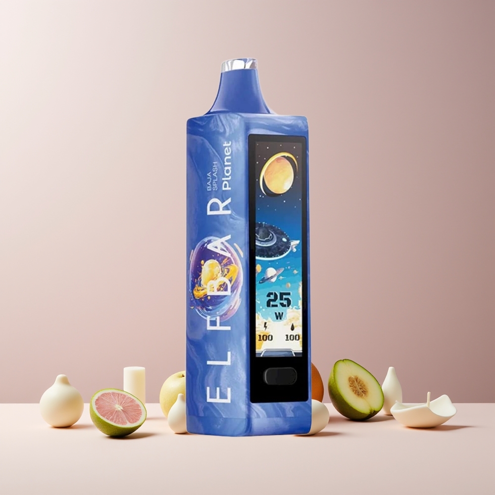 Elf Bar Planet 25000 Puffs France Grossiste - Rechargeable 800mAh, 18ml E-liquide, Saveur Baja Splash