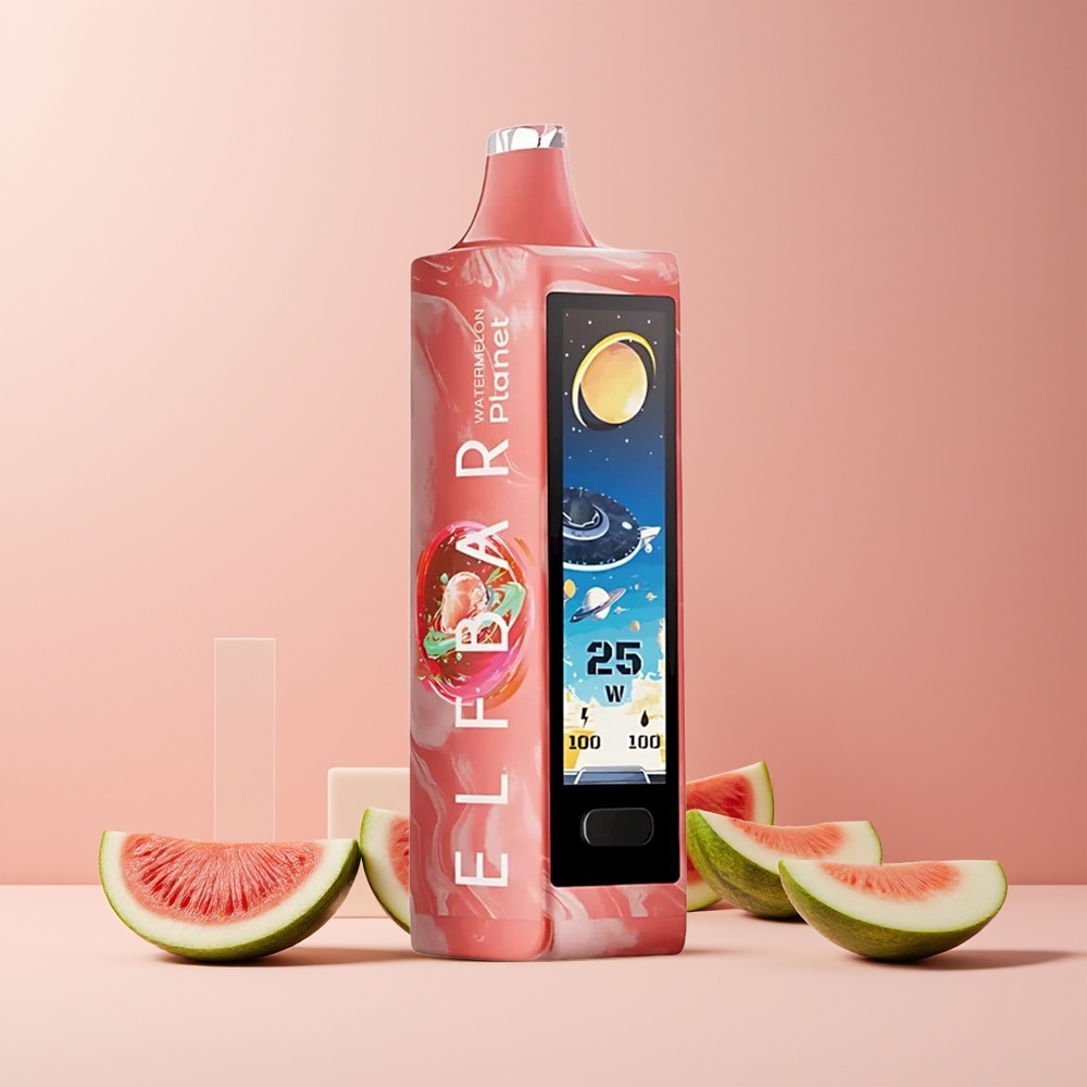 Elf Bar Planet 25000 Puffs France Grossiste - Rechargeable 800mAh, 18ml, Pastèque