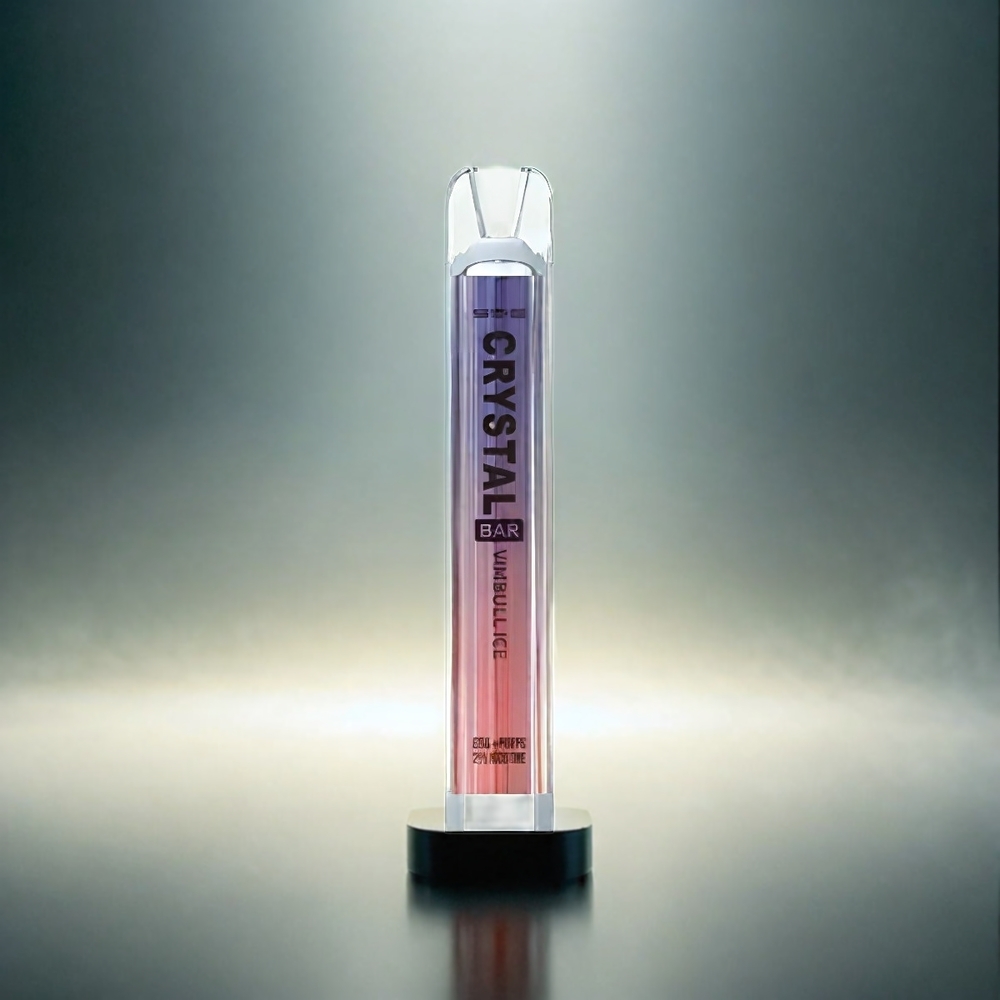 Ske Crystal Bar 600 France Grosiste - 0% de nicotine, 2,0 ml, inoxydable acier, glace vimbull