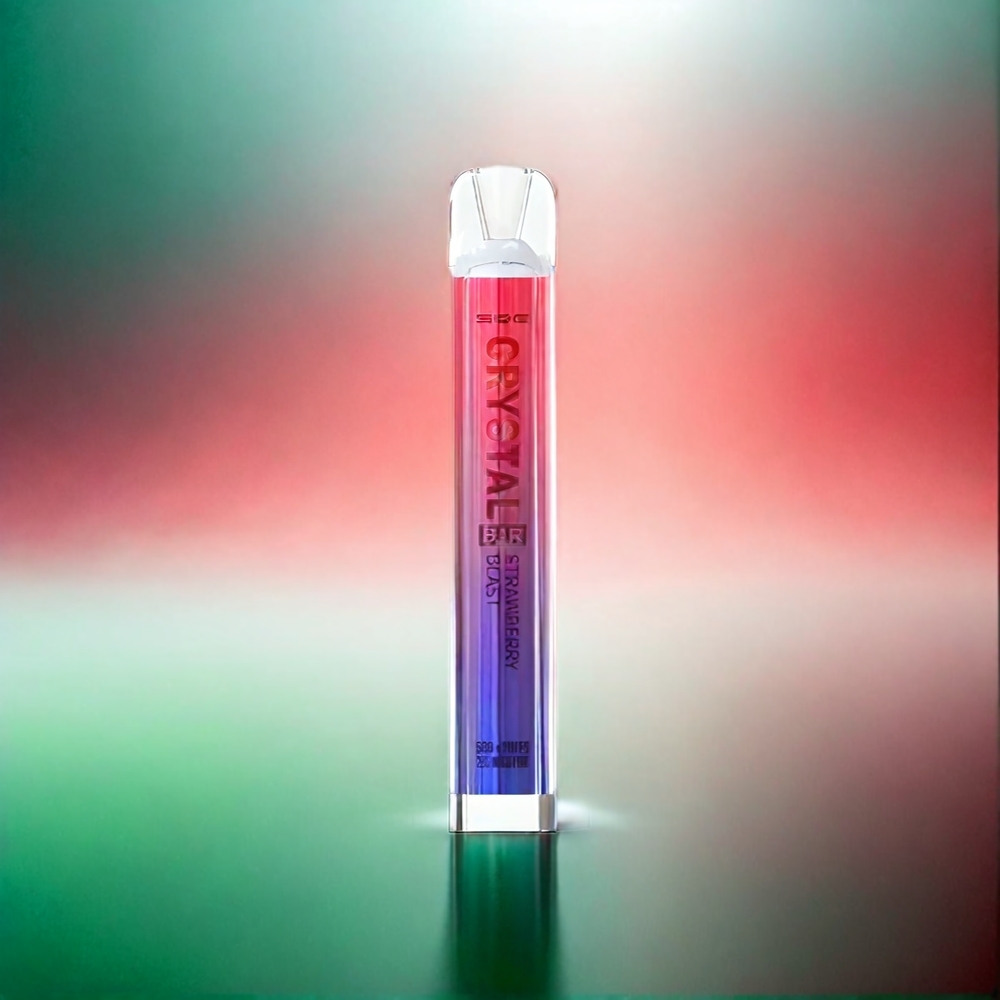 Ske Crystal Bar 600 France Grosiste - 600 bouffées, batterie 500mAh, inoxydable acétique, Fense Saveur explosif