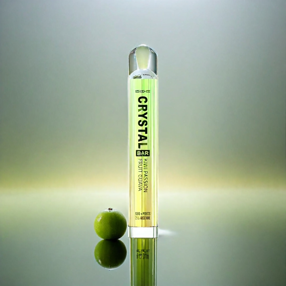 Ske Crystal Bar 600 France Grosiste - Kiwi Passion Goyave (0%, 2% de nicotine, 500mAh, 600 bouffées)