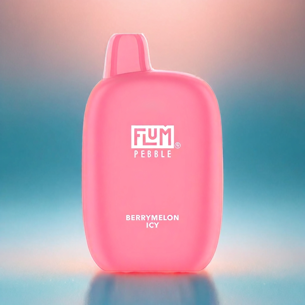 Flum Pebble 6000 France Grosiste - 10 ml 5% Mesh Bobine - Berrymelon Glacé Type-C rechargeable