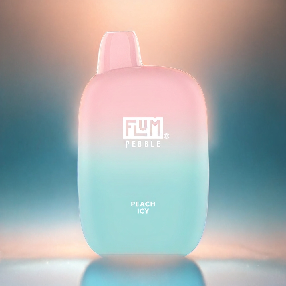 Flum Pebble 6000 France Grosiste - Pêche Glacée, 10 ml, 5%, 500mAh, Bobine Mesh