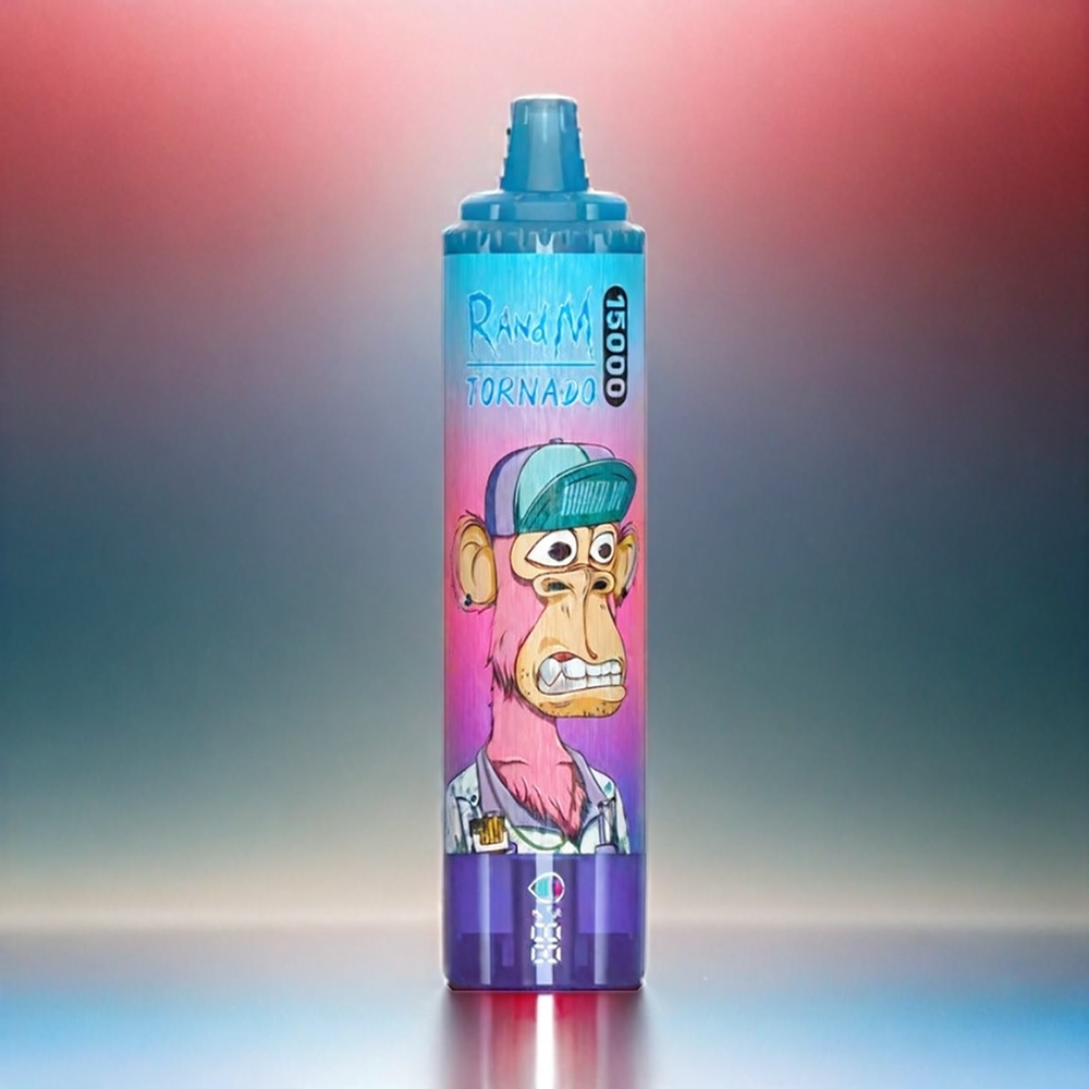 Fumot Randm Tornado 15000 Puffs France Grosiste - 25 ml, 850mAh, bobine en maille 0,9 ohm, Myrtille Framboise (Blueberry Raspberry)