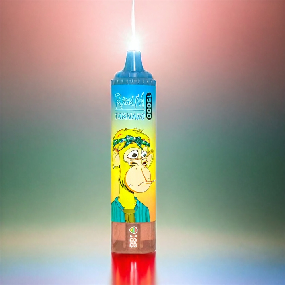Fumot Randm Tornado 15000 Puffs France Grosiste - 25 ml, Écran LCD, USB Type-C, batterie 850mAh, 0,9 ohm Mesh, Fense