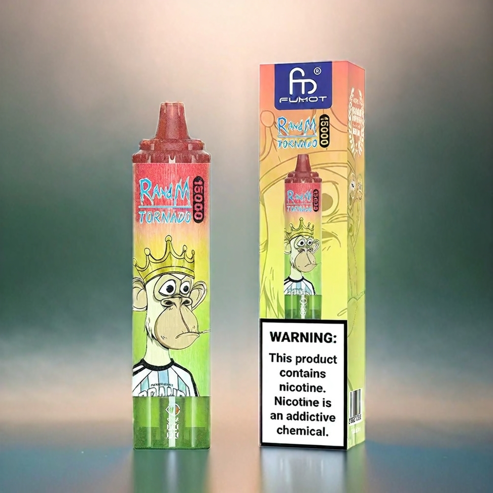 Fumot Randm Tornado 15000 Puffs France Grosiste - 25ml 850mAh Mesh 0,9 ohm - Pomme Pêche Poire