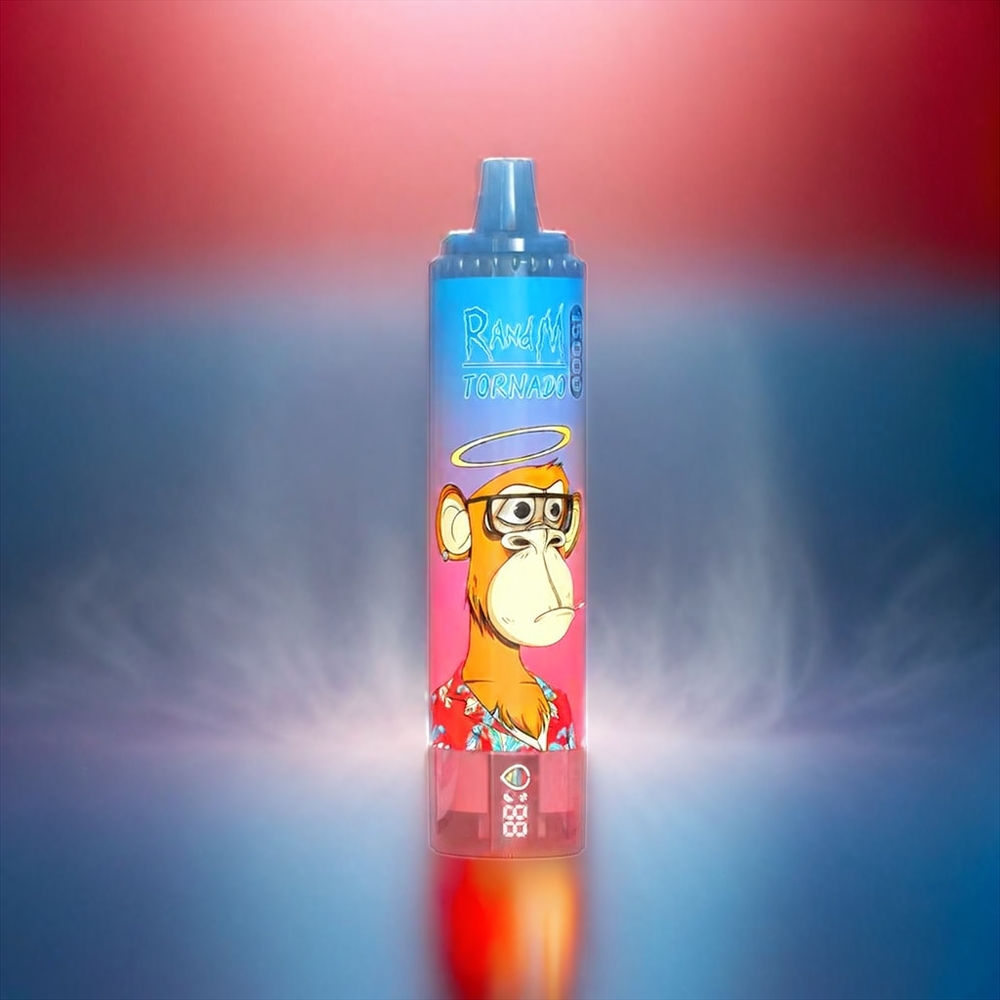 Fumot Randm Tornado 15000 Puffs France Grosiste - 25ml 850mAh Mesh Coil 0,9 Ohm Bleu Razz Cerise