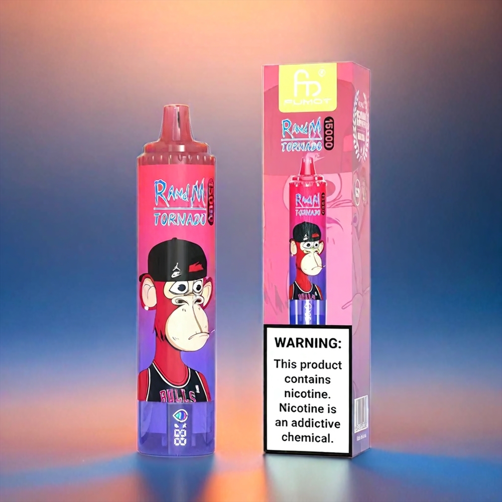 Fumot Randm Tornado 15000 Puffs France Grosiste 25ml 850mAh Mesh Coil bluesour framboise