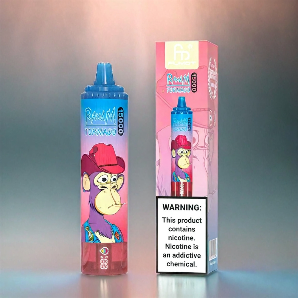 Fumot Randm Tornado 15000 Puffs France Grosiste Avec 25ml et Écran LCD - Baies Mixtes