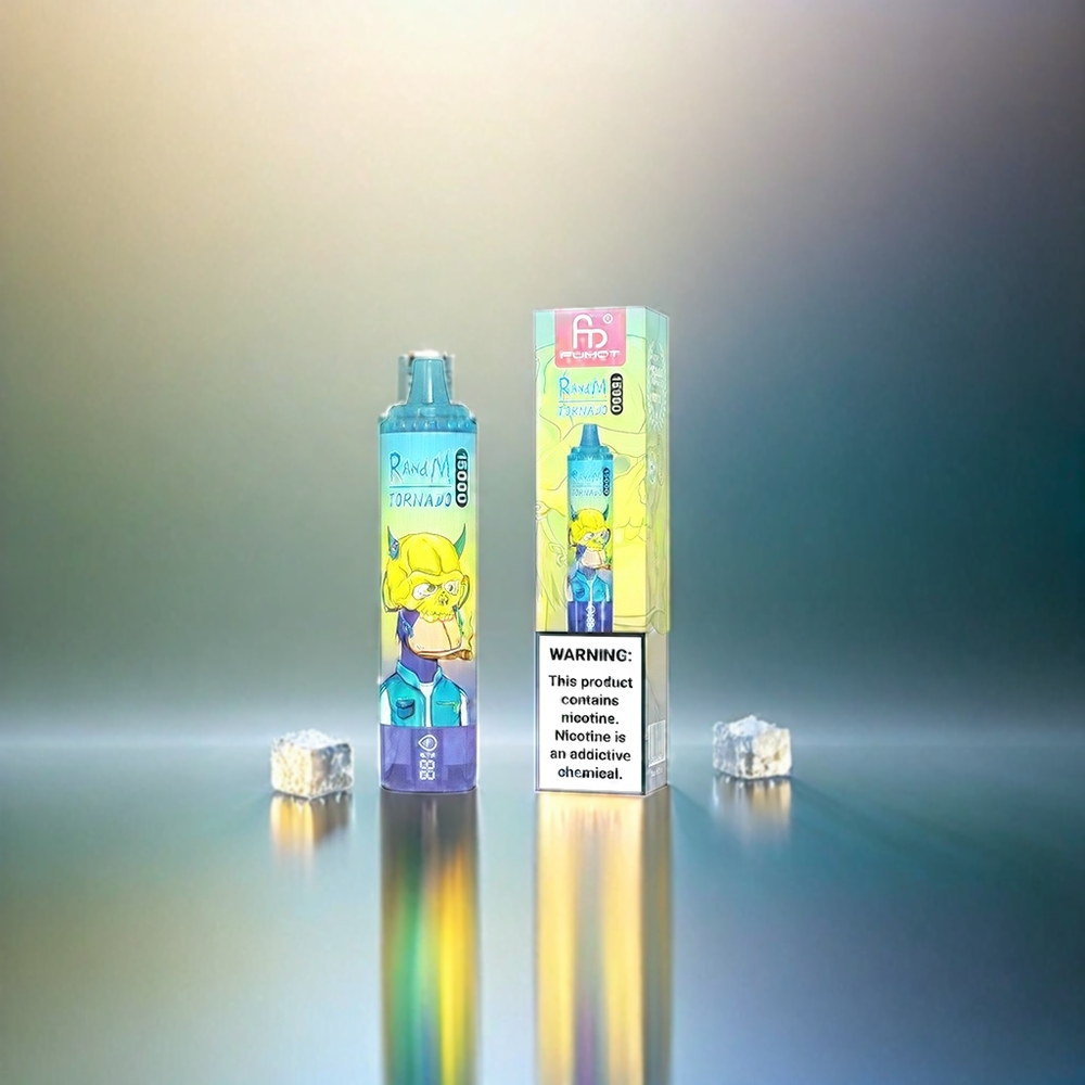 Fumot Randm Tornado 15000 Puffs France Grosiste - Glace Raisin (glace de raisin) 25 ml 850mAh Bobine de maille