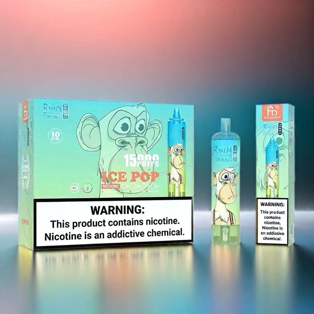 Fumot Randm Tornado 15000 Puffs France Grosiste Glace Sucrée (Ice Pop)