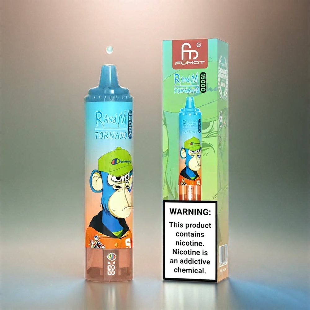 Fumot Randm Tornado 15000 Puffs France Grosiste LCD 25ml Cerise cola
