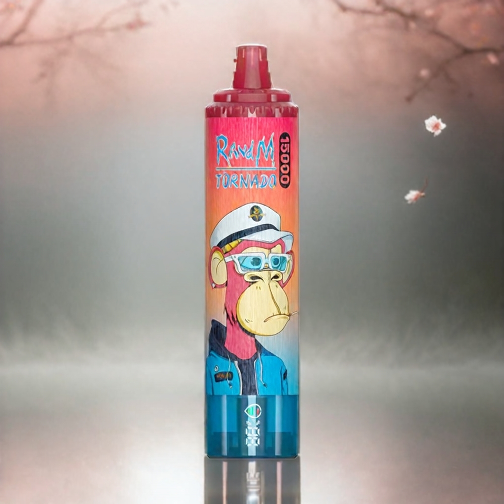 Fumot Randm Tornado 15000 Puffs France Grosiste LCD Coil 25 ml Cherry (Cerise)