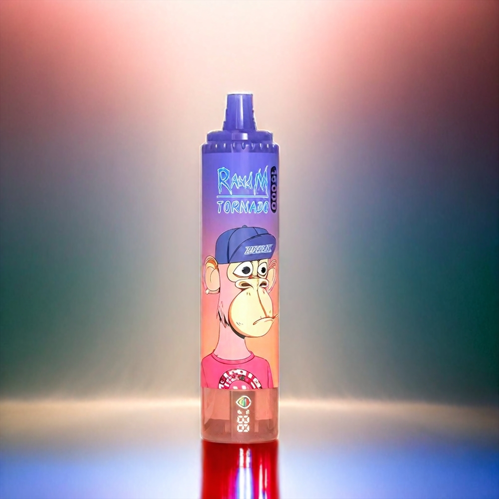 Fumot Randm Tornado 15000 Puffs France Grossiste Blueberry (Myrtille) Cherry (Cerise) Cranberry (Canneberge) - 25 ml, bobine de maille 0,9 ohm, USB Type-C