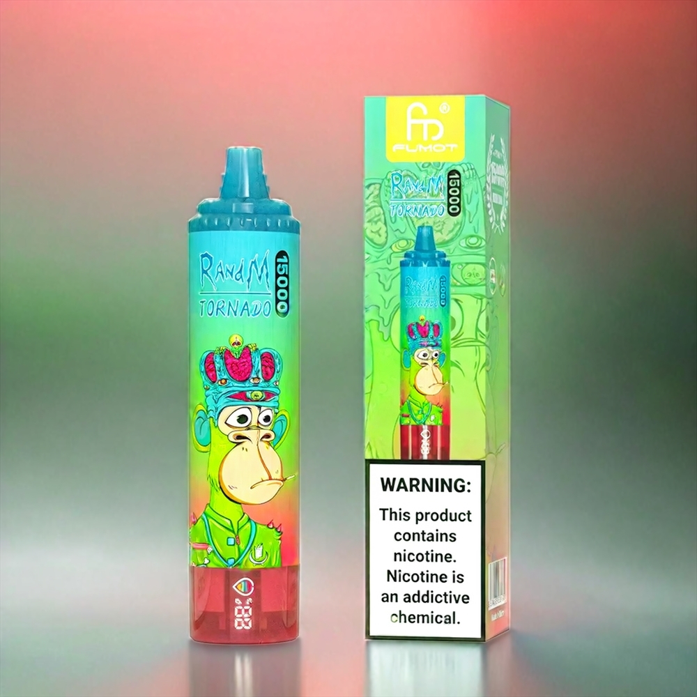 Fumot Randm Tornado 15000 Puffs France Grossiste Fulse Pastèque 25ml 850mAh Mesh Coil