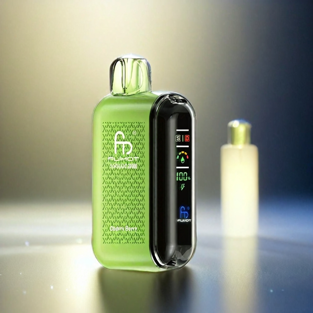 Fumot Tornado 20000 Puffs France Grosiste - Double Mesh Coil, 20 ml e-liquide, Cerise Baie
