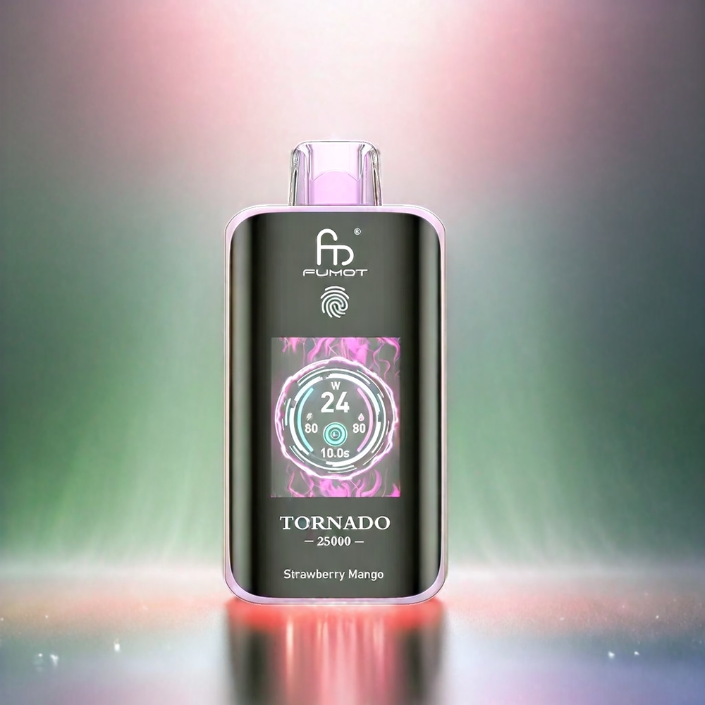 Fumot Tornado 25000 Puffs France Grosiste Écran HD - 700mAh - Type-C - Fense mangue