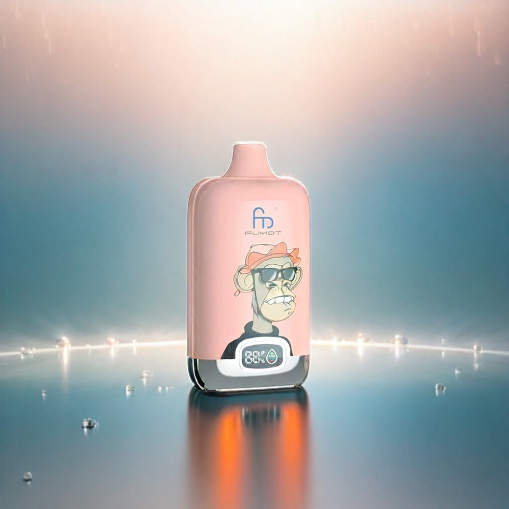 Fumot Tornado Digital Box 12000 Puffs France Grosiste - 20 ml e-liquide, 550mAh Batterie Rechargeable, Type-C, Glace Flonge
